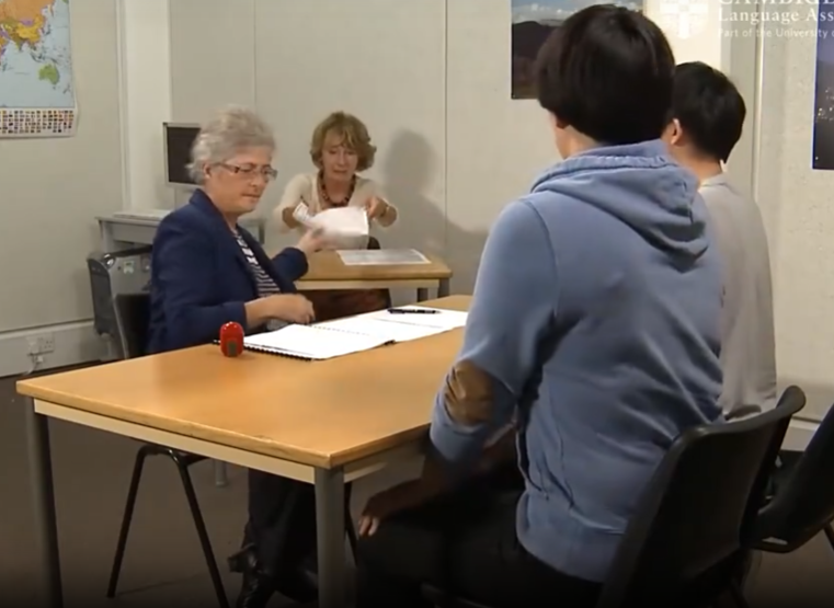 FCE青少版For Schools口语考试视频现场